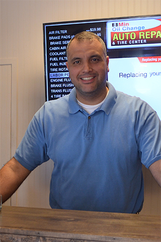 Yony Rodriguez, 8 Minute Oil Change Auto Repair and Tire Center 8 Minute Oil Change Auto Repair and Tire Center, Springfield NJ, 07081, Auto Repair, Engine Repair, Brake Repair, Transmission Repair and Auto Electrical Service