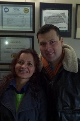 John and Cielo Nino, 8 Minute Oil Change Auto Repair and Tire Center 8 Minute Oil Change Auto Repair and Tire Center, Springfield NJ, 07081, Auto Repair, Engine Repair, Transmission Repair, Brake Repair and Auto Electrical Service