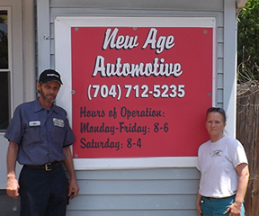 William and Dawn Dodson, New Age Automotive Svc Llc. New Age Automotive Svc Llc., Mt. Holly NC and Gastonia NC, 28120 and 28052, Auto Repair, Engine Repair, Brake Repair, Towing and Wrecker Service and Auto Electrical Service