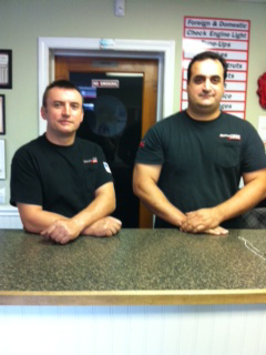 Mike Scanzillo and Peter Conneely, Accurate Auto Care Accurate Auto Care, Milford MA, 01757, Auto Repair, Transmission Repair, Brake Repair, Toyota Repair and Hybrid Repair